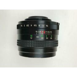 Chinon auto MC (TOMIOKA!) 1.4/55mm met diafragmaprobleem M42
