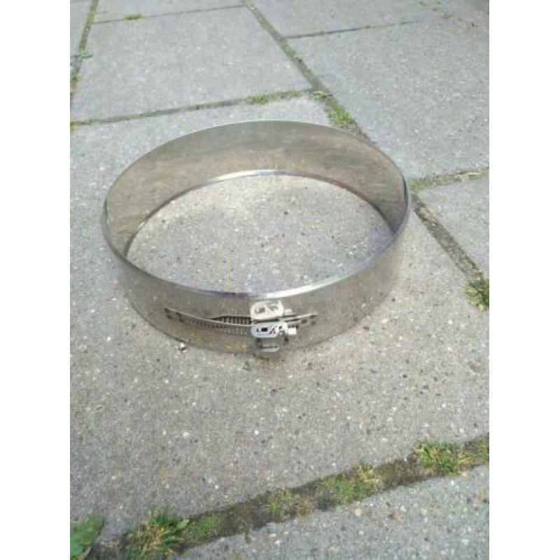 Compleet kachelpijp rookkanaal RVS dubbelwandig 200/250mm