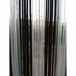 Te koop vliegen gordijn Palermo transparant-grey Maat 90x200