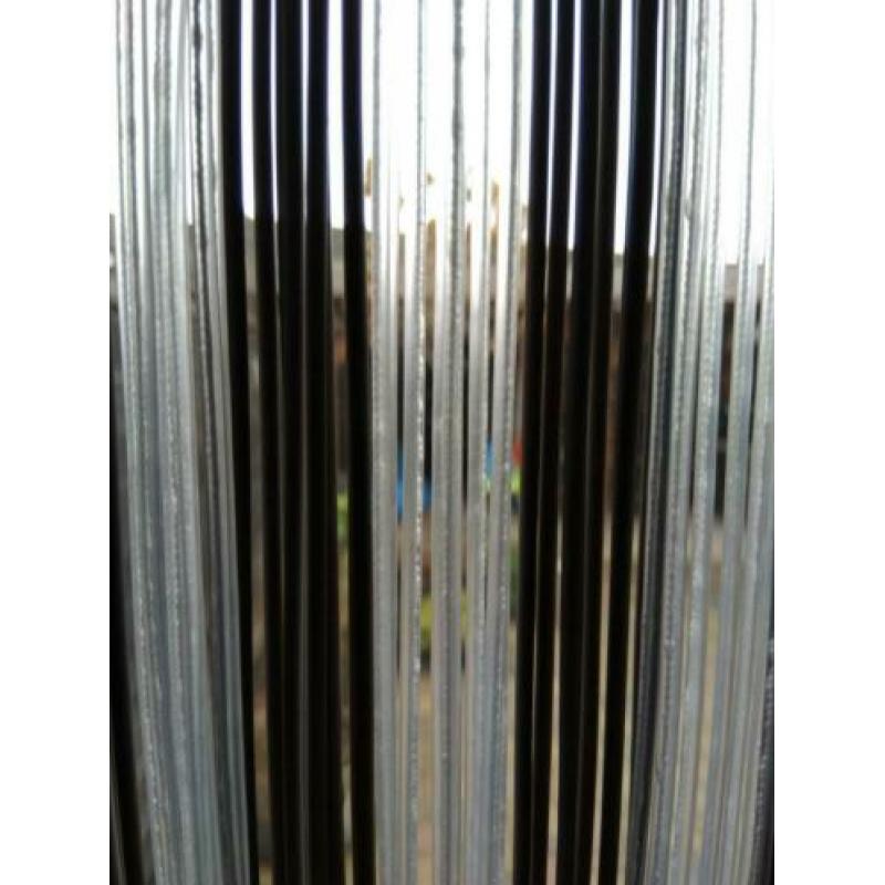 Te koop vliegen gordijn Palermo transparant-grey Maat 90x200