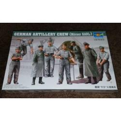 Trumpeter 1:35 German artilley crew (Morser Karl ) SEALED