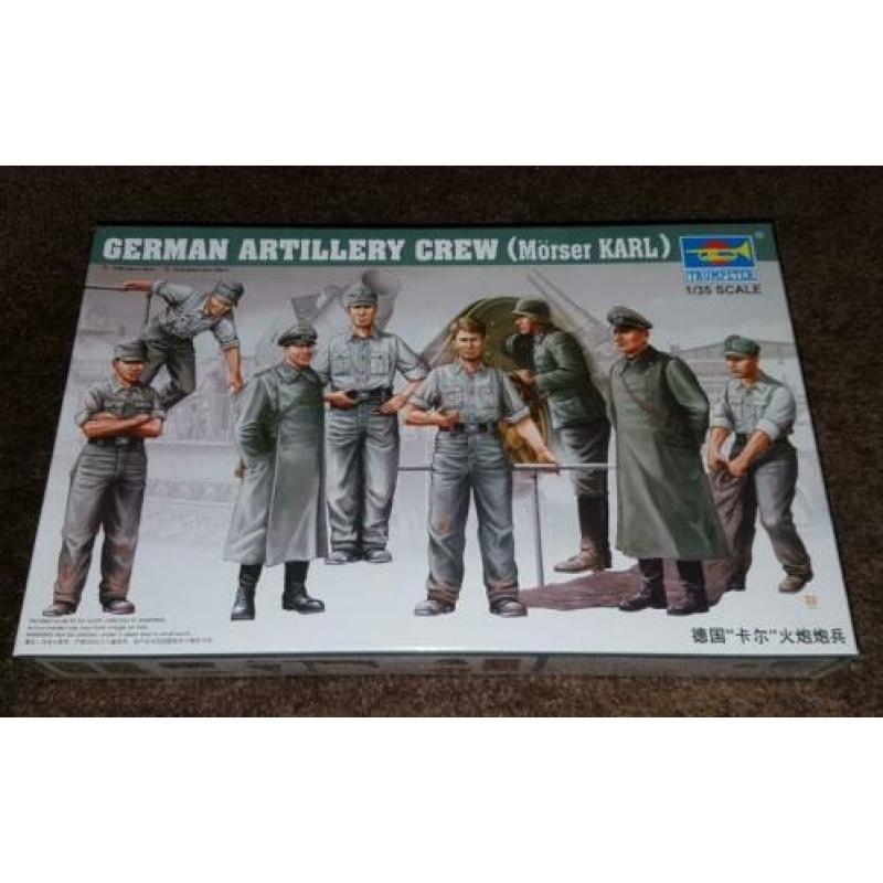 Trumpeter 1:35 German artilley crew (Morser Karl ) SEALED