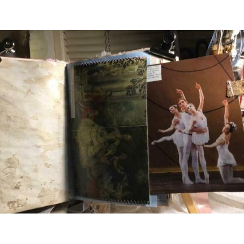 Deze junk journaal gaat over the beauty of ballet