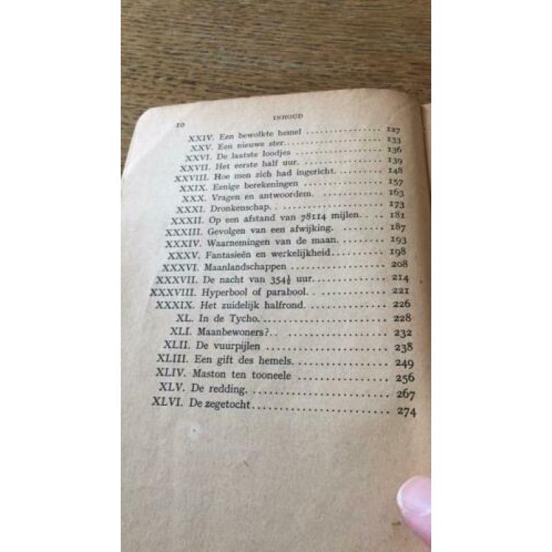 De reis naar de maan - Jules Verne. 1929. 1e en 2e deel.