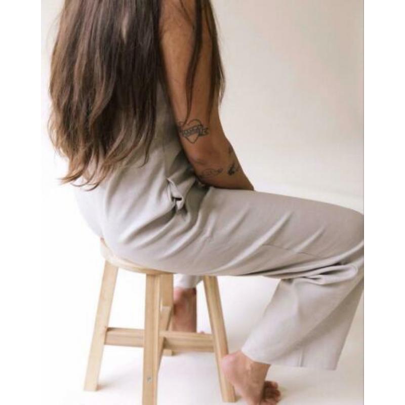 Palaver jumpsuit oatmeal maat xs