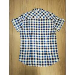 Slim Fit overhemd maat L korte mouw Fishbone !!!!