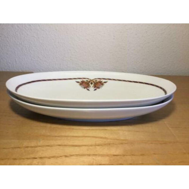 Rosenthal Romanze Orchid. 2 vleesschaaltjes