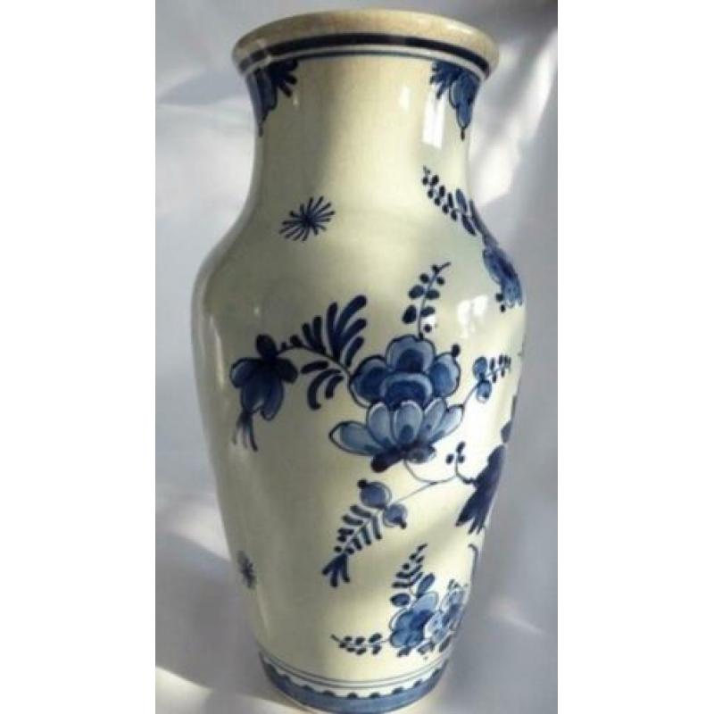 Porceleyne fles-Delfts blauw vaasje A.E.V 1921