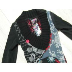 Desigual - Mooie zwarte jurk - M