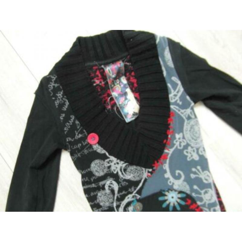 Desigual - Mooie zwarte jurk - M