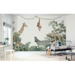 Jungle fotobehang voor baby / kinderkamer twv 353 euro