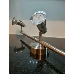 3 arm led spots