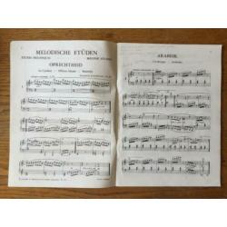 5 x muziekboek bladmuziek piano