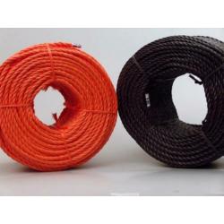 Tros of haspel 220 meter - 12 mm dik PP touw. ISO A-merk.