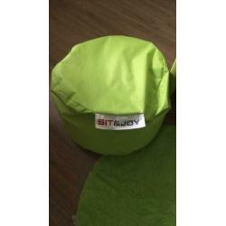 Lime groene kamer/stoel/ sit&joy