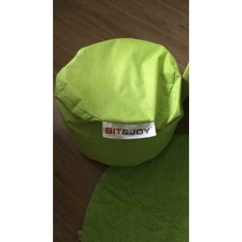 Lime groene kamer/stoel/ sit&joy