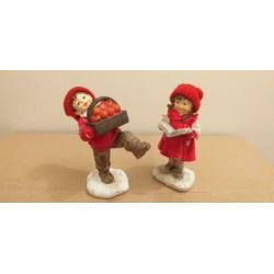 6 Winter/ Kerst beeldjes