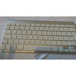 Origineel Apple wireless keyboard, verlichting zilver