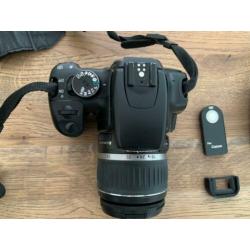 Canon 400D + kit + EF 50mm 1.4 + sd cards
