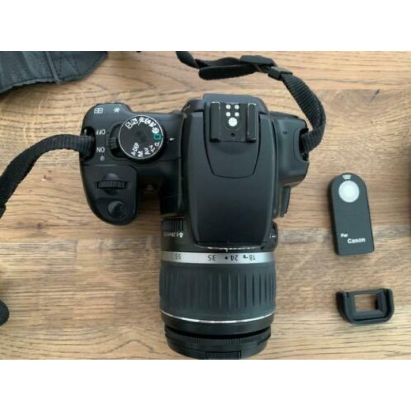 Canon 400D + kit + EF 50mm 1.4 + sd cards