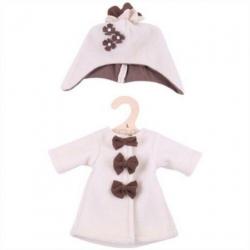 Bigjigs beige jasje met muts voor poppen 32/35cm Paola Reina