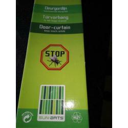 Te koop vliegen gordijn Palermo transparant-grey Maat 90x200