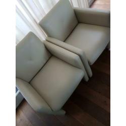 Fauteuils eetkamerstoelen, beige