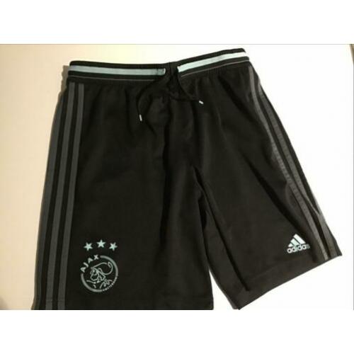 Ajax voetbal short van Adidas maat 170/176 zwart/blauw