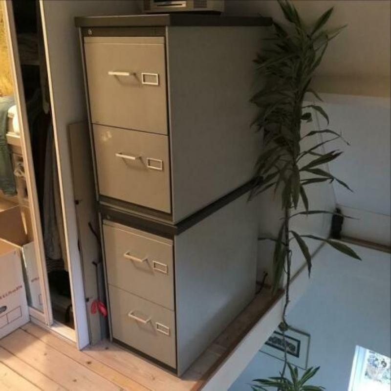 Retro vintage Originele Gispen ladekasten