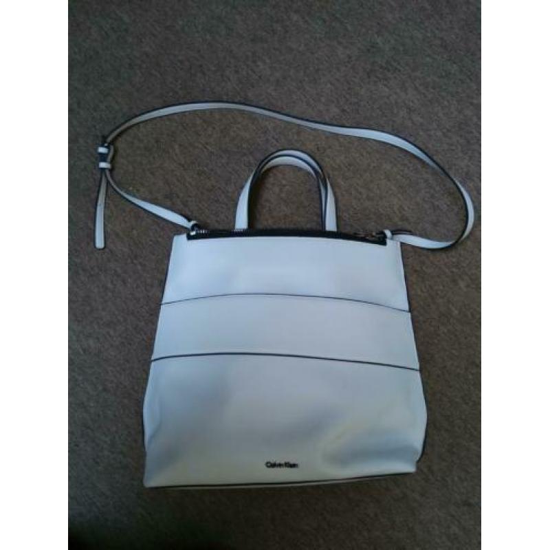Calvin Klein witte tas