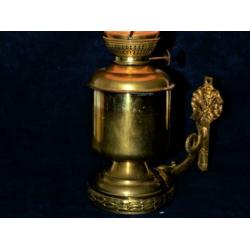 oude messing Scheeps olielamp, ophang.Originele staat
