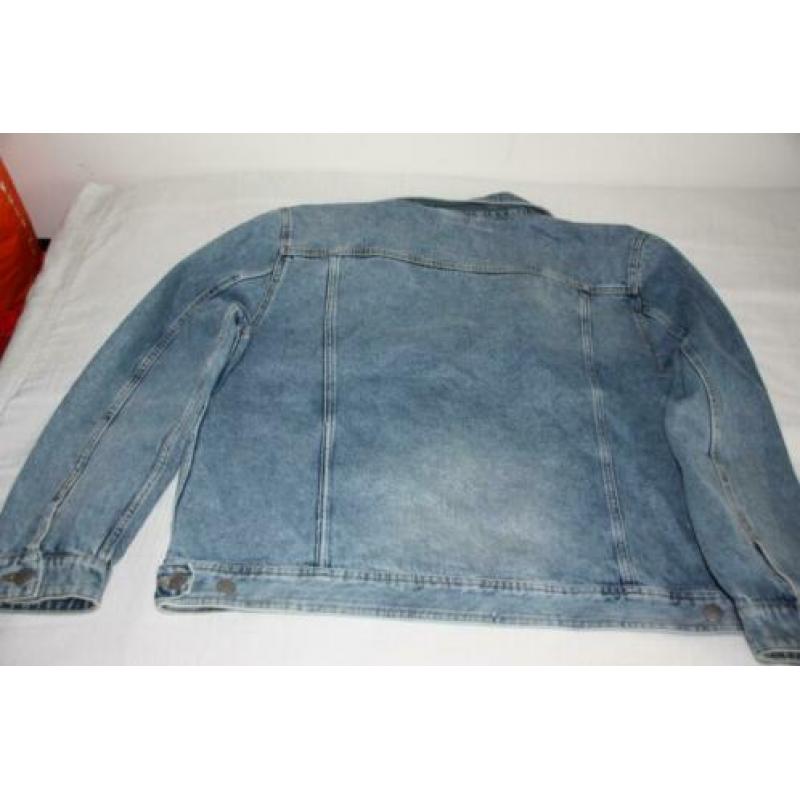 z.g.a.n. JEANSJACK - middenblauw - mt XXL