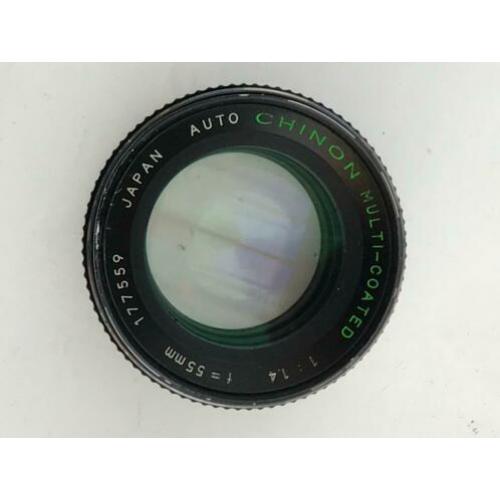 Chinon auto MC (TOMIOKA!) 1.4/55mm met diafragmaprobleem M42