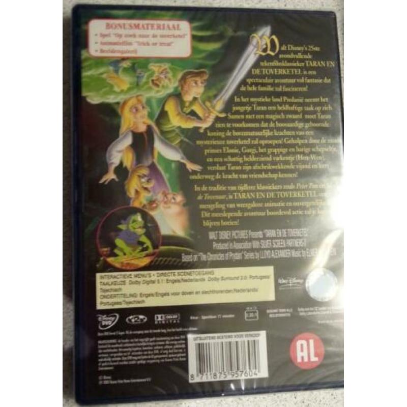 Nieuw! Disney Classic DVD Taran en de Toverketel - goud 28