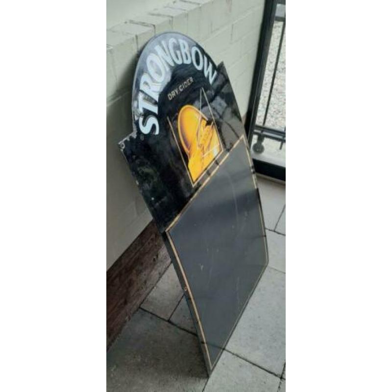 Emaille reclamebord Strongbow Dry Cider drank reclame