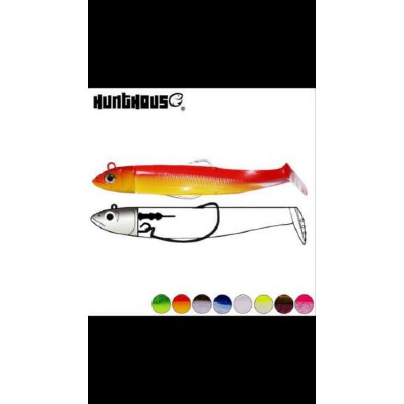 Shads Minnow zeebaars 35gr kunstaas nieuw gratis extra body