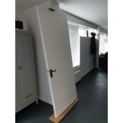 Opdekdeur wit 231,5 x 88 cm