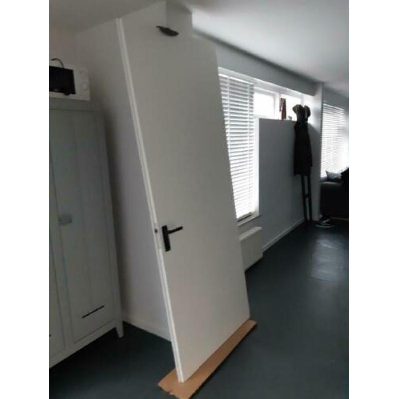 Opdekdeur wit 231,5 x 88 cm
