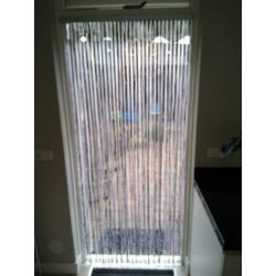 Te koop vliegen gordijn Palermo transparant-grey Maat 90x200