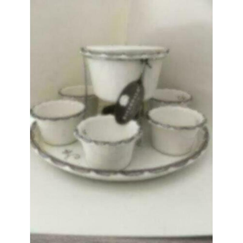 2 x Riverdale: Fondue set of zout/peper/olie set