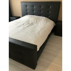 Leren Boxspring 180x200