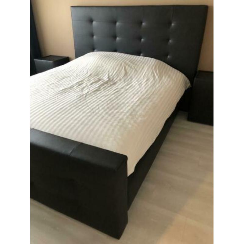 Leren Boxspring 180x200