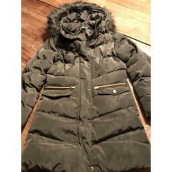 Name it Winterjas olijfgroen maat 134- 140