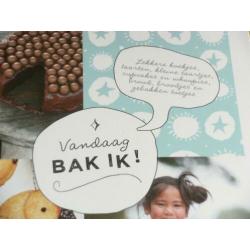 Nieuw: Kinder kookboekje "Vandaag bak ik"