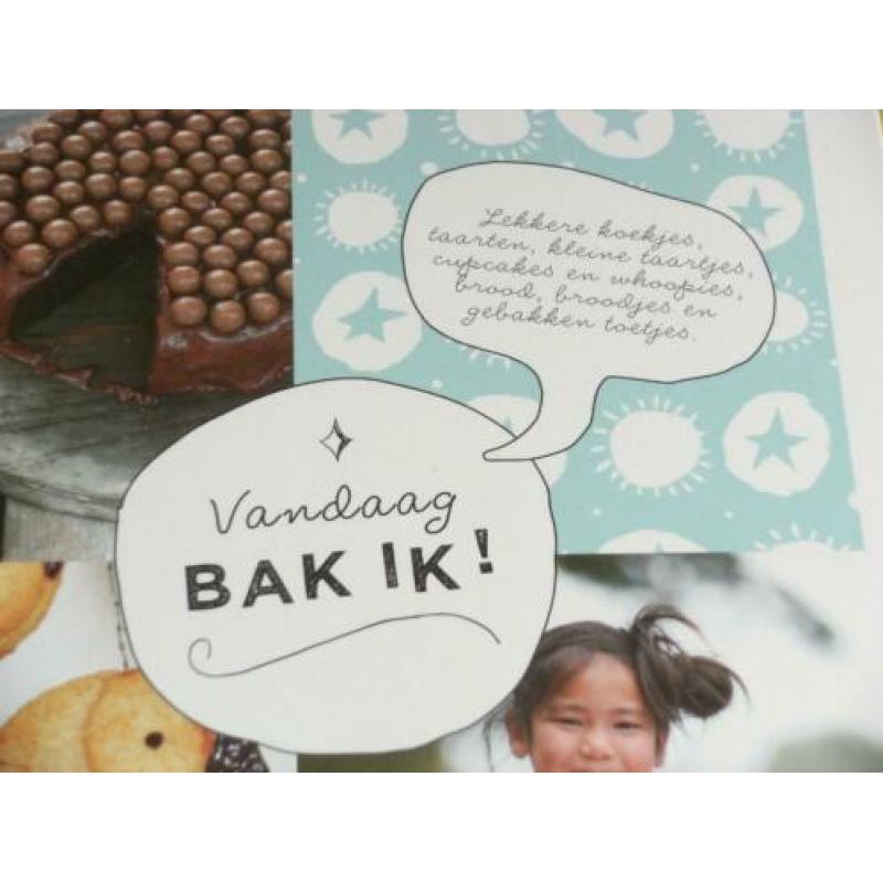 Nieuw: Kinder kookboekje "Vandaag bak ik"