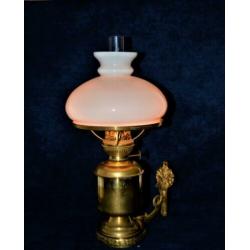 oude messing Scheeps olielamp, ophang.Originele staat