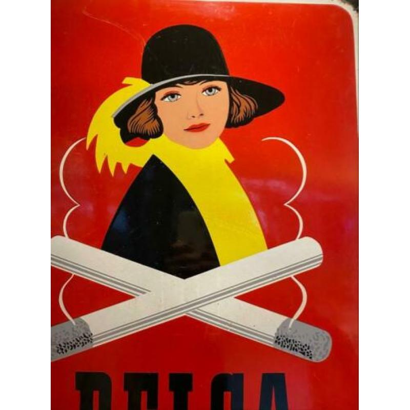Belga emaille reclame bord