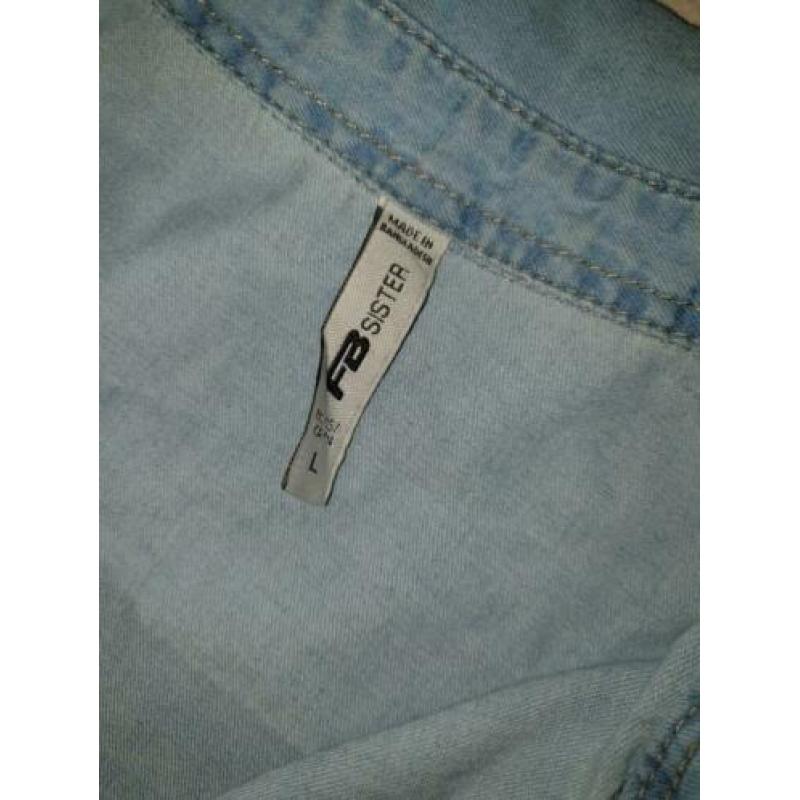 leuke spijkerblouse maat l