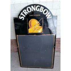 Emaille reclamebord Strongbow Dry Cider drank reclame