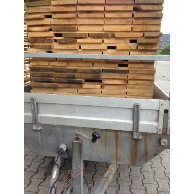 1,7m3 droge eiken planken 28mm dik,WORDT OPGERUIMD!